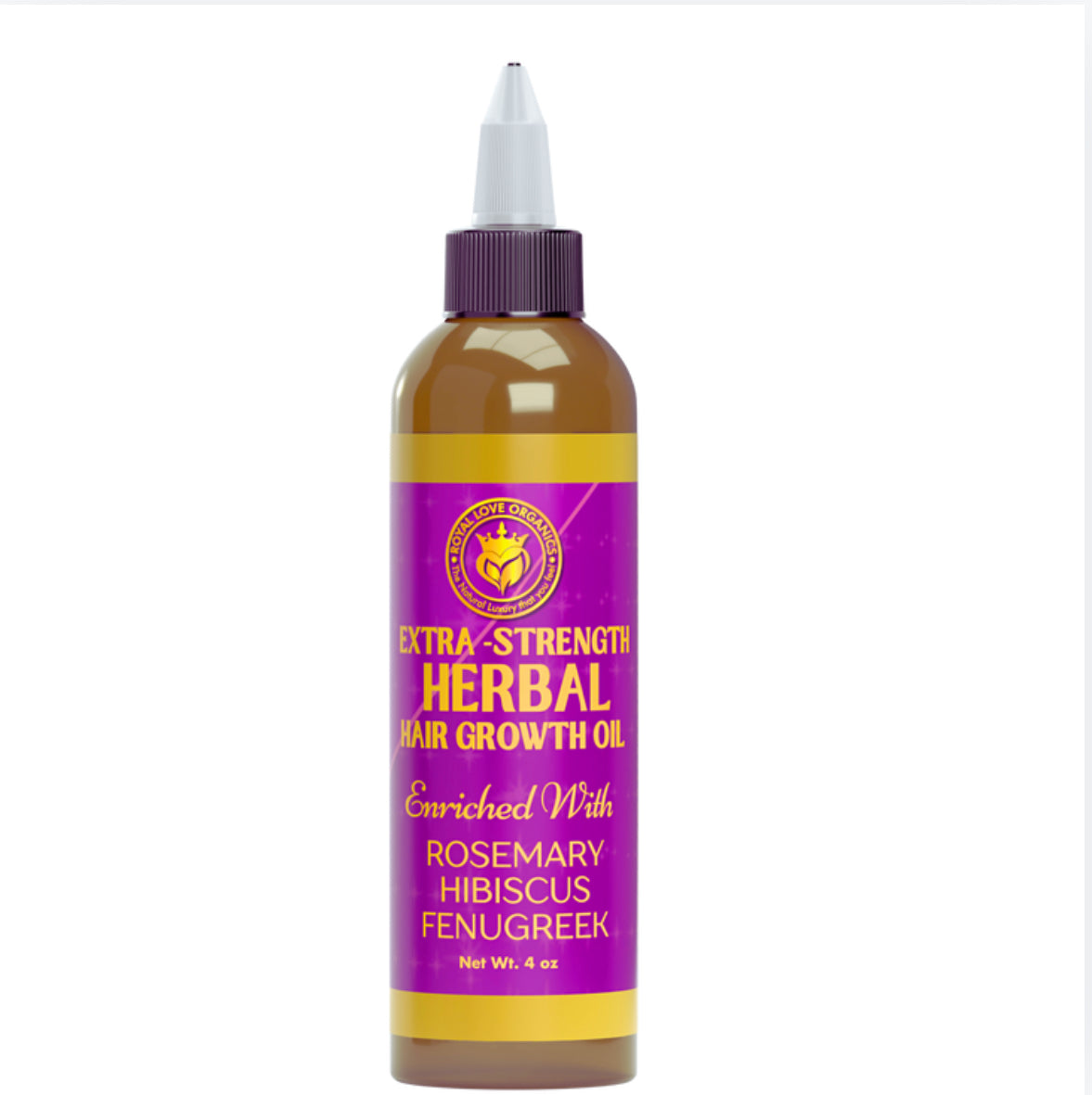 Rosemary+Fenugreek+Hibiscus Herbal Hair Growth Oil | Extra Strength | Hair growth oil | Extra strength oil, Fenegreek hair growth oil, Hair growth oil, Hair oil, Hibiscus hair growth oil, organic hair growth oil, Rosemary mint hair growth oil, Scalp stimulator oil, Viral hair growth oil | Royal Love Organics